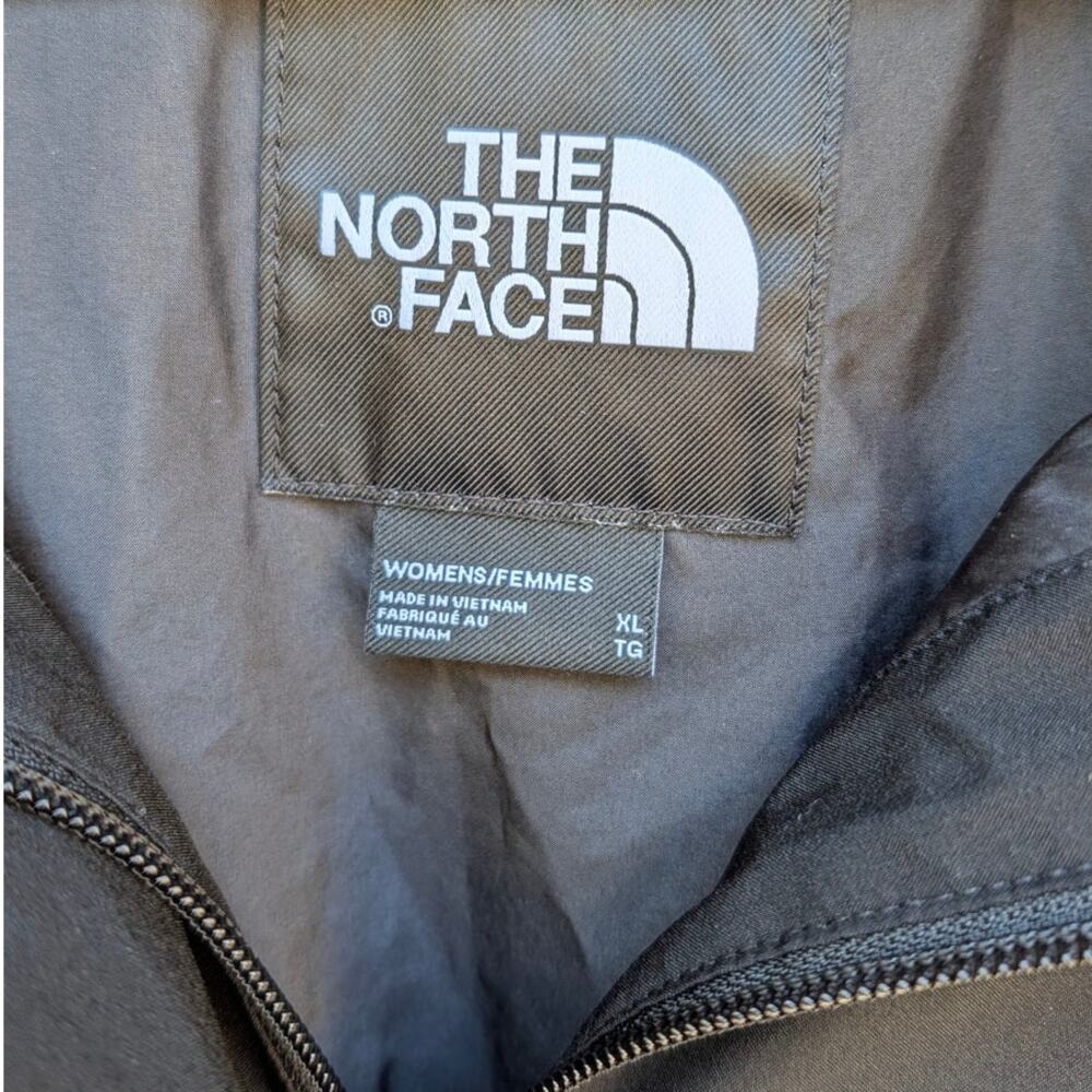 The North Face TNF City Breeze Rain Parka Jacket Womens XL Black Hooded - Picture 4 of 13